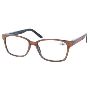 Fertiglesebrille FRED in Holzoptik mit Federscharnier...