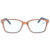 Fertiglesebrille FRED in Holzoptik mit Federscharnier Hellbraun +1,00 dpt