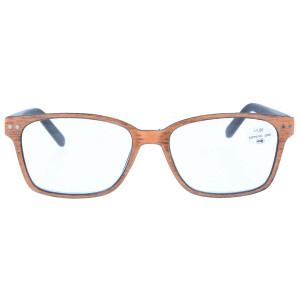 Fertiglesebrille FRED in Holzoptik mit Federscharnier...