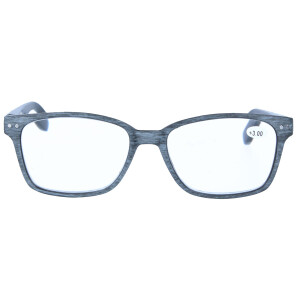 Fertiglesebrille FRED in Holzoptik mit Federscharnier...