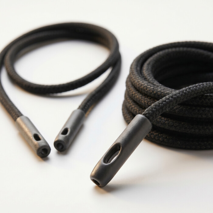 Brillenband mit Silikonende - verschiedene Längen - schwarz - Allergiefrei