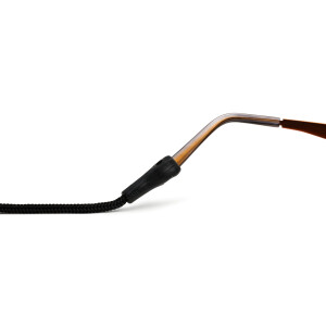 Brillenband 73 cm mit Silikonende - schwarz 3 mm oder 5...