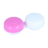 Kontaktlinsenbehälter/ Flachbehälter SMILIE mit geringer Füllmenge Pink