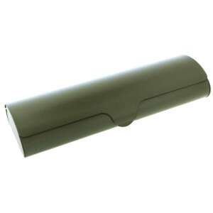 Praktisches satiniertes Aluminium Brillenetui...