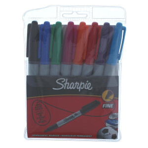 Brillenetui zum selbst aus- und bemalen Blumen mit 8-er Permanent-Marker