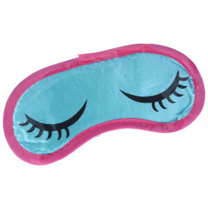 Schlafmaske mit geschlossenen Augen