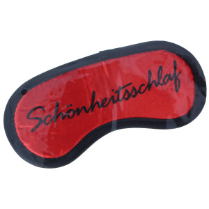 Schlafmaske mit Spruch - Schönheitsschlaf