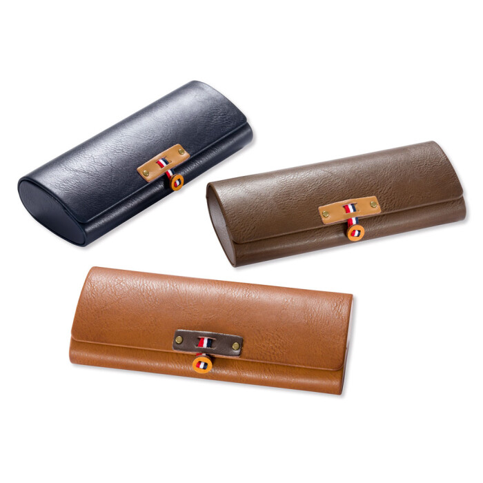 Hartschalen-Etui "Odessa" mit Bezug im Vintage-Lederlook