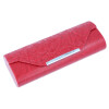elegantes Brillenetui "Luxor" mit Magnetverschluss in rot
