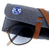 Lesebrille PLAYA mit Sonnenschutz Tönung und Federscharnier in grau + 1,00 dpt