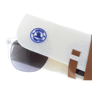 Lesebrille PLAYA mit Sonnenschutz Tönung und Federscharnier in transparent + 1,50 dpt