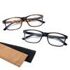 Bifokalbrille - Lesebrille FREEDOM mit Federscharnier und Einstecketui braun +2,50 dpt