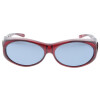 Jonathan Paul AURORA Überbrille - S - Oval Claret - Grau