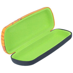 robustes Brillenetui "Soccer" in orange