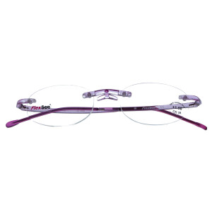 FlexSee - erweiterte Fertiglesebrille / Lesehilfe | Bildschirmbrille / Arbeitsplatzbrille - randlos