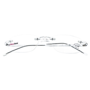 FlexSee - erweiterte Fertiglesebrille / Lesehilfe | Bildschirmbrille / Arbeitsplatzbrille - randlos