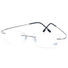 FlexRimless - Fertiglesebrille / Lesehilfe - randlos +4,00 dpt Gun