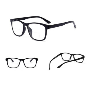Bifokal - Brille (Zweistärkenbrille) in schwarz mit...