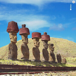 La Kelnet Microfasertuch - Wunder der Welt - Moai...