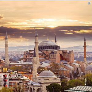 La Kelnet Microfasertuch - Wunder der Welt - Hagia Sophia