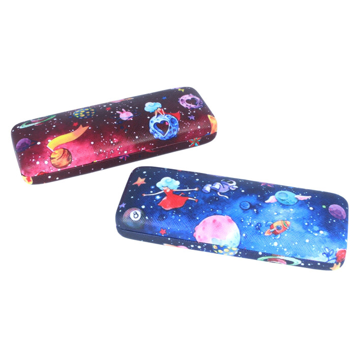 niedliches Brillenetui "Junior Space" mit Metallscharnier für Kinder
