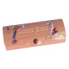 Schönes Brillenetui für Kinder "Lucky Luke + Jolly Jumper" mit Druckknopf