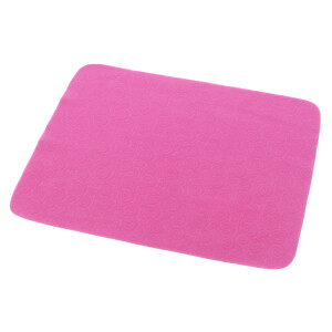 Microfasertuch mit Prägung in verschiedenen Farben pink