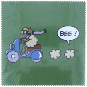 La Kelnet Microfasertuch - Comic - Bee!  grün