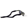 Hochwertiges Brillenband für Kinder in Schwarz aus Baumwolle mit justierbarem Stopper