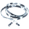 Brillenkordel / Brillenband mit Camouflage - Muster grau