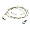 Brillenkordel / Brillenband mit Leoparddesign gelb