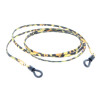 Brillenkordel / Brillenband mit Leoparddesign gelb-orange