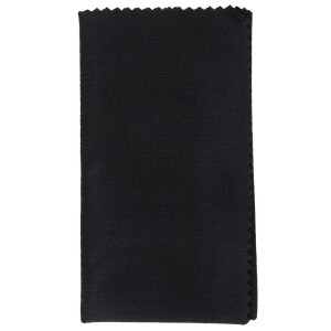 schönes Microfasertuch in klassischen Farben schwarz
