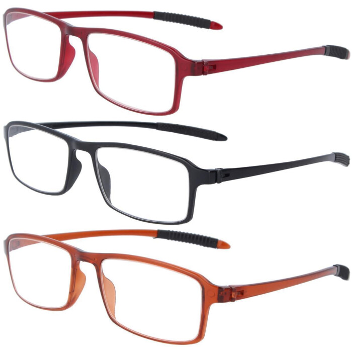 Klassische Lesebrille / -hilfe KURT in verschiedenen Stärken in zwei Farben