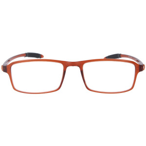 Klassische Lesebrille / -hilfe KURT in einem hellen Braun in der Stärke + 1,00 dpt