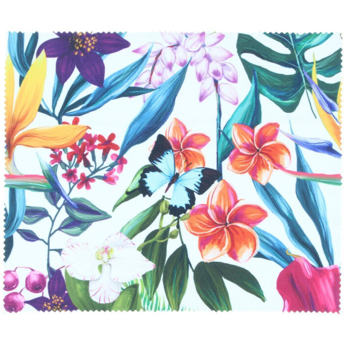 Microfasertuch mit Motiv - Flower Schmetterling