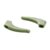 Anti-Rutsch Sportbügelenden / Fassungshalter 5,9 x 2,7  - Länge 36 mm in verschiedenen Farben Hellsalbei