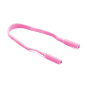 Brillenband für Kinder aus Silikon mit Tube-Endstück - in der Farbe Pink