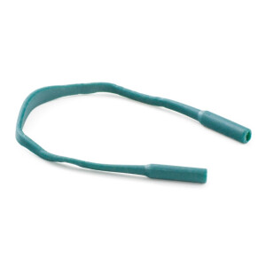 Brillenband für Kinder aus Silikon mit Tube-Endstück - in der Farbe Dunkelgrün
