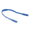 Brillenband für Kinder aus Silikon mit Tube-Endstück - in der Farbe Blau