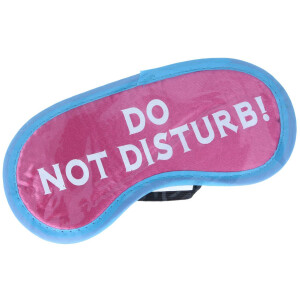 Schlafmaske mit Spruch - Do not disturb