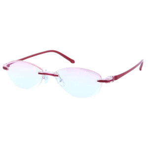 rosafarbene Fertiglesebrille "Rosi" mit...