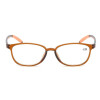 klassische Lesebrille mit modernen GRIP-Bügelenden Braun + 1,0