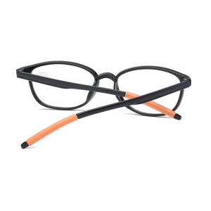 klassische Lesebrille mit modernen GRIP-Bügelenden Schwarz + 2,0