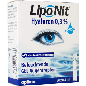 Lipo Nit GEL-Augentropfen 0,3% -  30 x 0,4ml