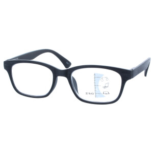 Gleitsichtbrille GEROLD - erweiterte Fertiglesehilfe / Lesebrille | Arbeitsplatzbrille +1,00 dpt Schwarz