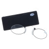 ZWICKER / KNEIFER als Not Lesebrille / Not Lesehilfe aus Metall mit +3,50 dpt
