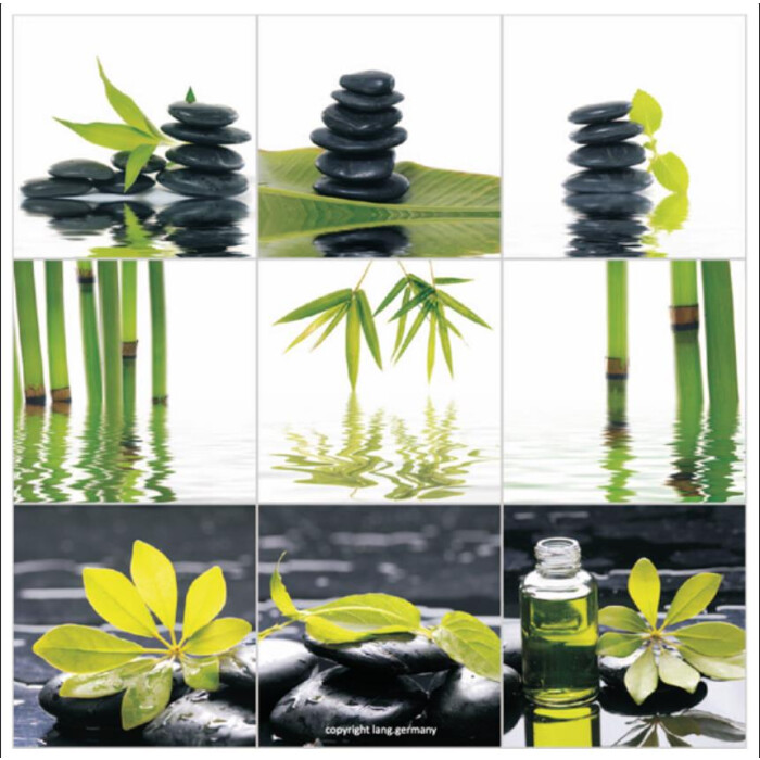 LaClean Microfasertuch "9 Motive-Basaltsteine"
