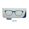 schönes Einstecketui für Brillen in blau
