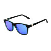 Jugend-Sonnenbrille mit 180° Federscharnier und blauem Spiegelglas - polarisierend